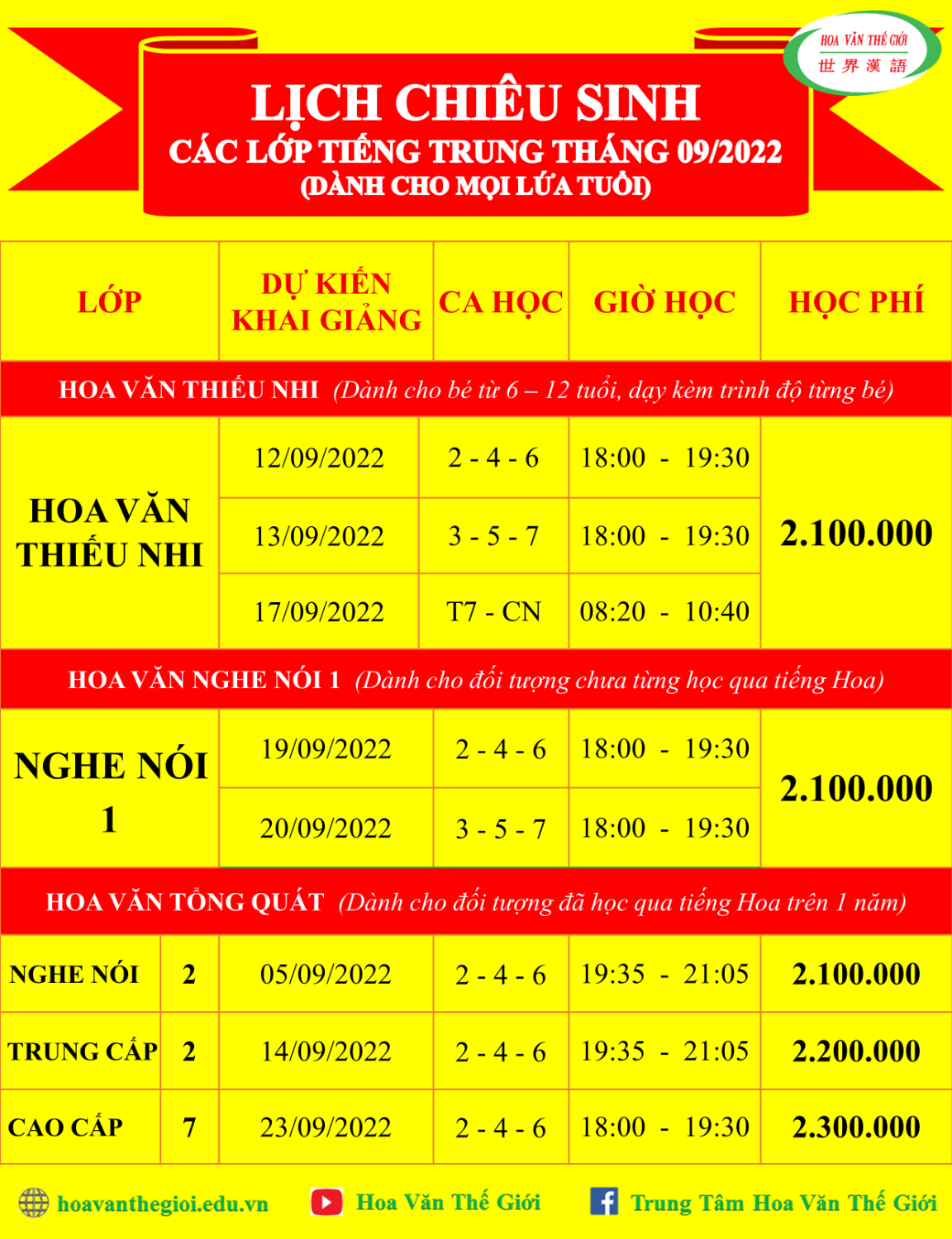 LỊCH KG