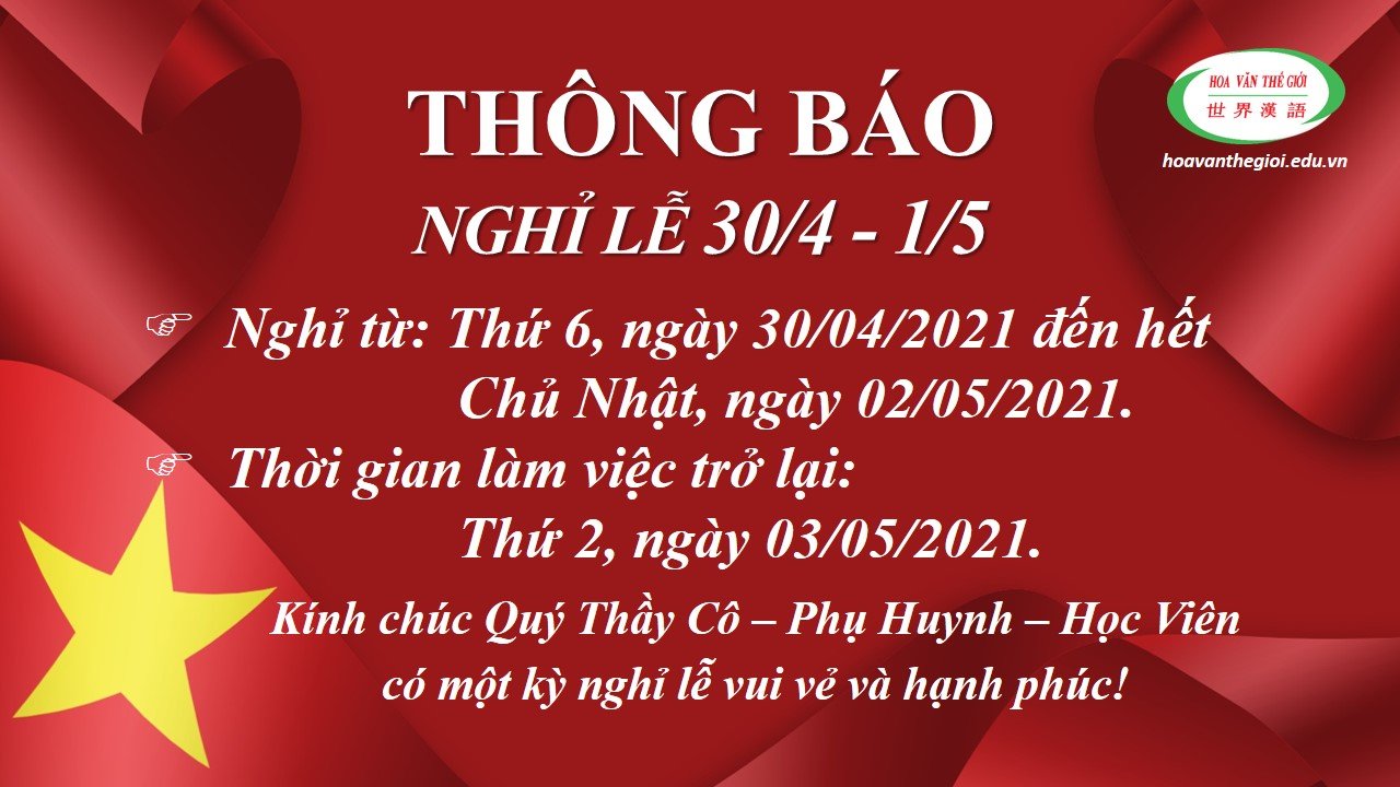 THONG BAO NGHI 30 THANG 04 2021
